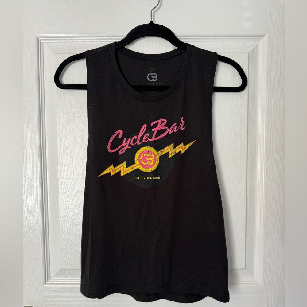 Cyclebar Lightning Record Rock Your Ride Tank